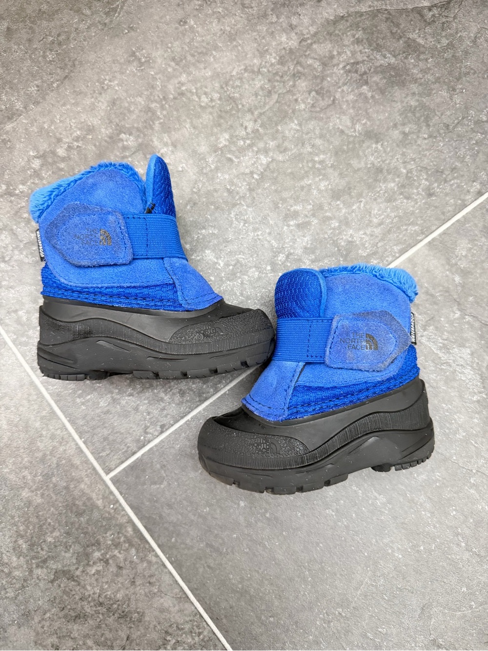 The North Face Kids Blue Waterproof Winter Boots